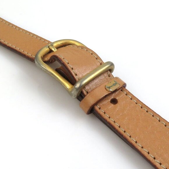 Auth CELINE Macadam Shoulder Bag Brown PVC/Leather/Goldtone - Picture 13 of 14